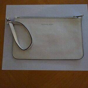 MK White Wristlet